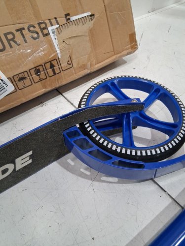 RENEGADE HURTLE SCOOTER FOR TEENAGERS/ADULTS, 2-WHEEL SCOOTER - 220LBS MAX - 33" x 33" - 38" - BLUE (MODEL: HURTSBU.5) image 3