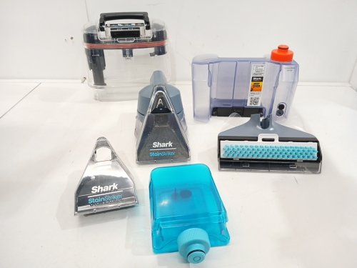 SHARK STAINSTRIKER PORTABLE CARPET CLEANER and UPHOLSTERY CLEANER - BLUE/GREY (MODEL: PX202BRN) image 4