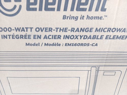 Element Stainless Steel Over The Range Microwave with Auto-Cook Options - 27" - 1.6 cu.ft - Silver (Model: EM160RDS-CA) image 12
