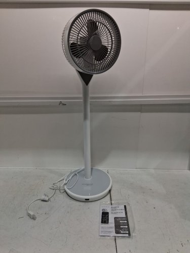 Woozoo 360° Pedestal 12-SPEED Air Circulator - ADJUSTABLE HEIGHT 21" TO 40" - WHITE (Model: STF-360DC/1747373) image 4