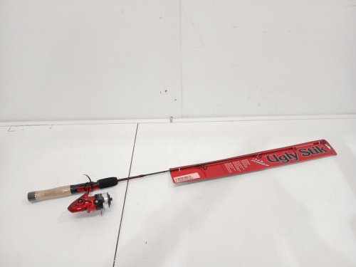 Ugly Stik Dock Runner Spinning Reel and Fishing Rod Combo - 32" - Red image 2