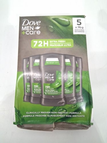 5PK DOVE MEN+CARE extra fresh  72 hour non irritant moisturizing deodorant stick - 76G each image 2