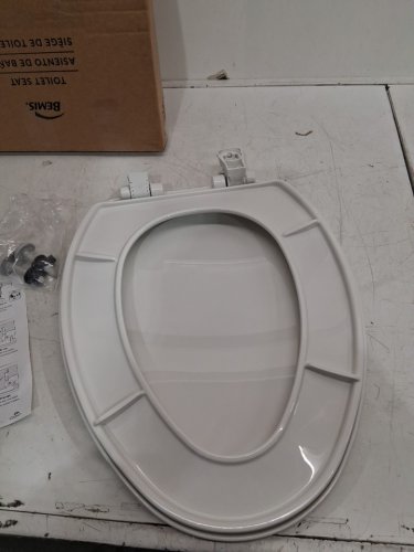 BEMIS slow close easy clean toilet seat - Elongated 18.5" - White - ( model: 7300SLEC 000 ) image 4