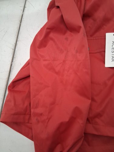kids unisex meanbear long sleeve wind and rain proof jacket - 6-7y - red image 3