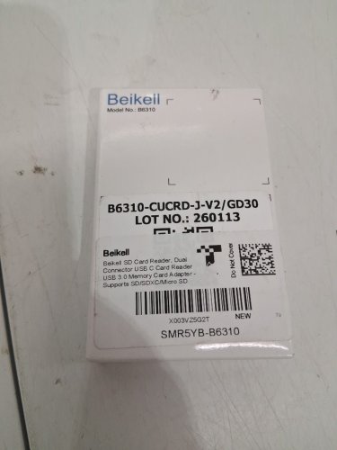 BEIKELL dual connector SD CARD reader - usb 3.0/C - MODEL NO.B6310 image 2