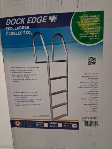 DOCK EDGE DOCK LADDER - 5 STEP - SILVER (MODEL: DE2075f) image 3
