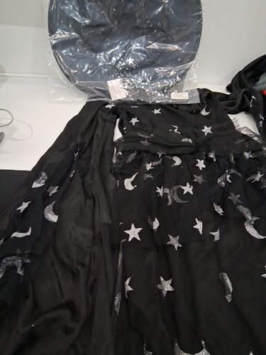 2PC GOODMARK CELESTIAL WITCH COSTUME - MEDIUM (8-10) - BLACK (MODEL: CA35540M) image 2