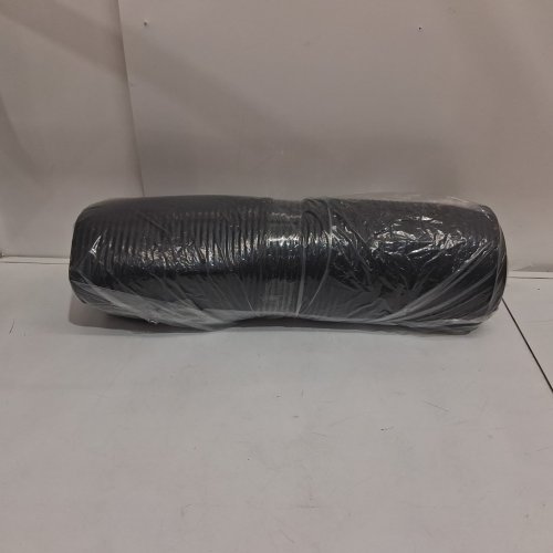 AMAZON BASICS EXTRA THICK YOGA MAT WITH CARRYING STRAP 74" X 24" X 0.5" - BLACK (MODEL: ‎YM2001) image 2