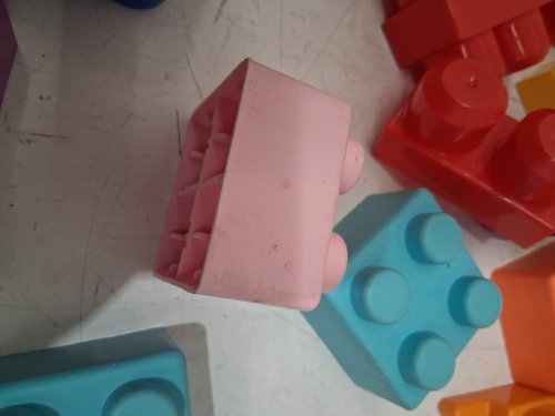 MEGA BLOKS FIRST BUILDERS BUILD 'N LEARN TABLE WITH BIG BUILDING BLOCKS image 5