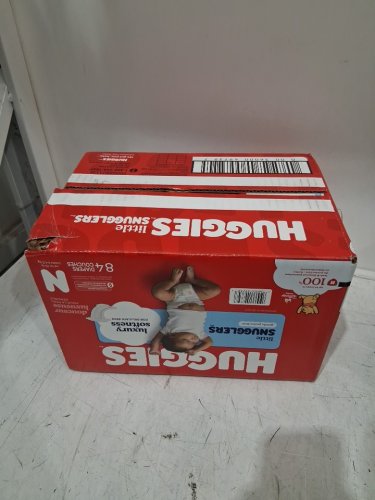 84PK HUGGIES LITTLE SNUGGLERS DIAPERS - SIZE NB image 2
