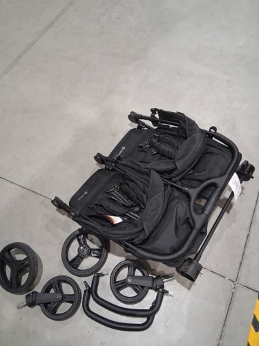 Safety 1st Double Double Duo Stroller - 30" Wide - Black (Model:01314CKSR) image 4