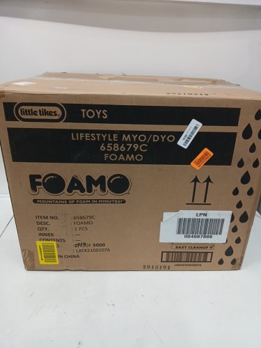 little tikes foamo foam machine with 10 min set up and easy to clean - blue/orange (model:658679c) image 2