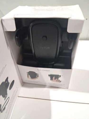 Iottie 2-in-1 Easy One Touch Wireless Dash and Windshield Phone Charging Car Mount - 15W for Android / 7.5W For Iphone - Black (MODEL: HLCRIO142) image 3