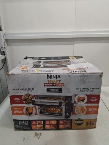 NINJA SMART DOUBLE OVEN 12-IN-1 FLEXDOOR SMART FINISH AIR FRY CONVECTION OVEN WITH BUILT-IN THERMOMETER - 120V - STAINLESS STEEL (MODEL: DCT451) image 14