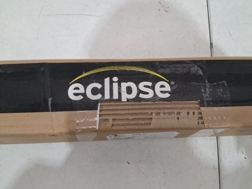 Eclipse Drew Noise Reducing Blackout Cordless Lined Roman Window Shade - 36" X 64" - White / Grey (Model: 22716EDR3) image 3