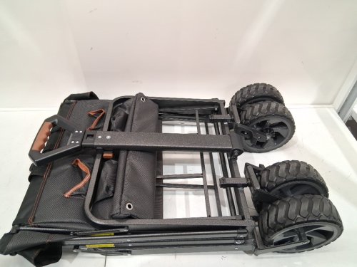 MAC SPORTS FOLDING WAGON WITH BRAKES AND POCKETS - 8.6" X 21.7" X 25" - 350LBS CAP - BLACK (MODEL: 1872234) image 6