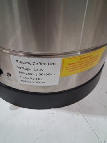 GarveeHome Commerical Coffee Maker/Urn - 120 Cups 18 L/4.8 gaL - Stainless Steel /black - (model:pho_0x3n9wdg) image 8