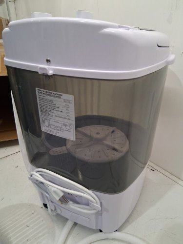 DORTALA PORTABLE compact washer and dryer - 20" x 13.5" x 14" - grey (model: fp11199us) image 6