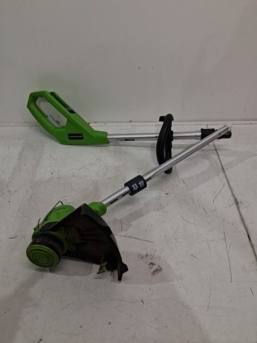 Greenworks *tool only* Cordless String Trimmer with adjustable handle - compatible with 40V greenworks battery - 12"- green/black (Model: stf309) image 3