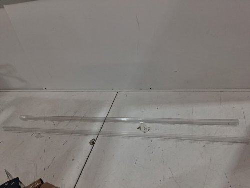 2pk BATHROOM shower glass door bottom seal strip - 36" - clear image 4