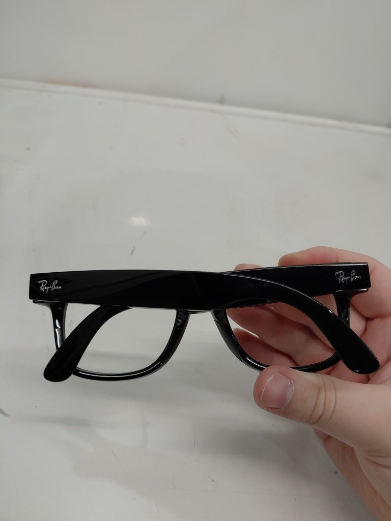 RAY-BAN META WAYFARER gen 2 smart glasses size 53 - gloss black with clear lenses (model: rw4012) image 6
