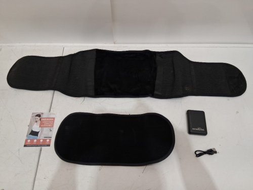 HOMLYNS RELAXRITE  Graphene Cordless Heating Pad for Back Pain Relief - BLACK image 3