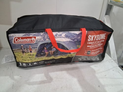 COLEMAN CAMPING SKYDOME DARK ROOM FAST PITCH TENT WITH SCREEN COVER FOR 8 PERSONS 12FT x 13.5FT X 6.3FT image 3