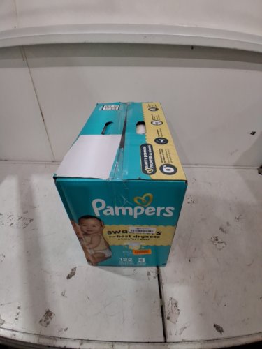 132PK PAMPERS SWADDLERS DIAPERS - SIZE 3 image 3