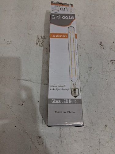 4PK DIMMABLE VINTAGE LED EDISON TUBULAR BULBS - 12W - CLEAR GLASS TUBE LIGHT - E26 BASE - 2700K WARM WHITE (MODEL: T300) image 2