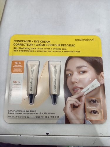 2PK SHAISHAISHAI banana concealer + eye cream - 15g/each image 2
