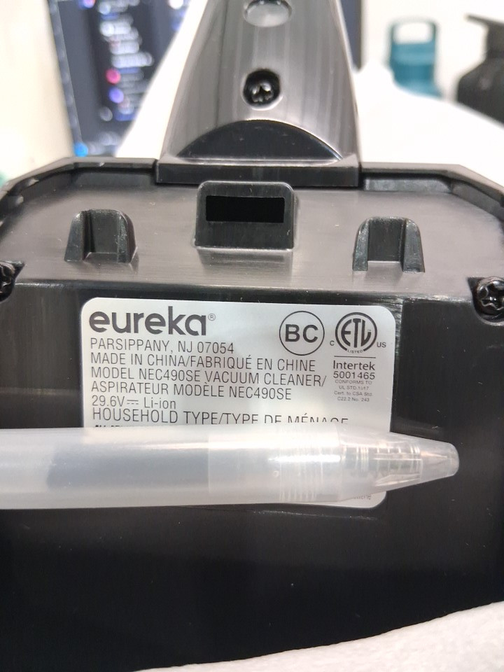 Eureka Cordless Rechargeable 3-IN-1 Stick Vacuum Cleaner WITH CLEANING STATION & ANTI-TANGLE NOZZLE FOR ALL FLOORS - GREY/PURPLE (MODEL: NEC490SE) image 12