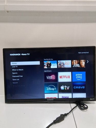 MAGNAVOX ROKU TV 720P SMART TELEVISION - 24" - BLACK (MODEL: MRT2405) image 4