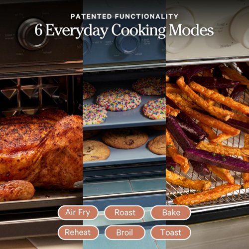 OUR PLACE WONDER OVEN 6-IN-1 AIR FRYER AND TOASTER OVEN WITH STEAM INFUSION - 12L - STEAM (MODEL: APL.WDO.ESN.STM) image 4