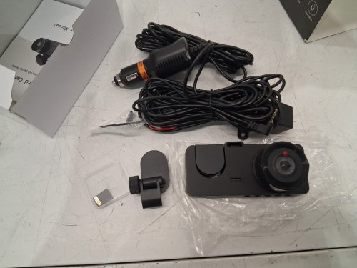 THREE CHANNELS 4K UHD Dash Camera WITH 32GB SD CARD - 2" HD DISPLAY - 5V 1.5AMP - BLACK (MODEL: Y15) image 3