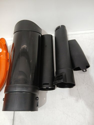 BLACK+DECKER CORDED VACUUM BACKPACK LEAF BLOWER & MULCHER - 250MPH/ 400CFM - BLACK/ORANGE (MODEL: BEBL7000) image 7
