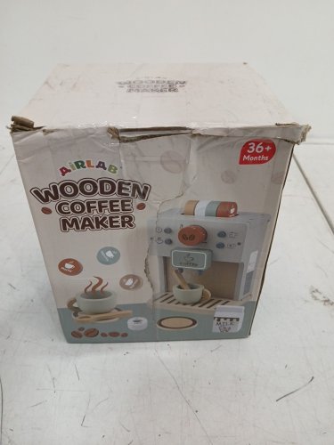 Kids Airlab Wooden coffee maker set - assorted colours image 2