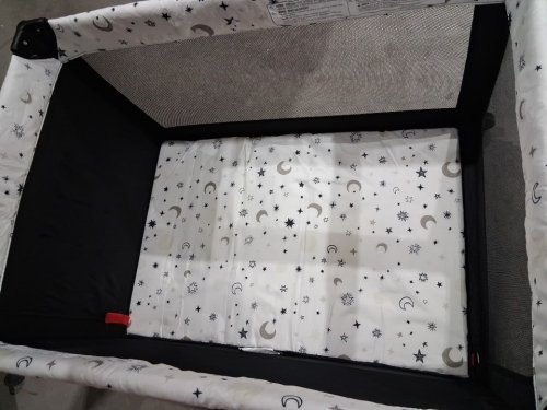 Cosco Kids Origins Playard Twinkle Twinkle Baby Playpen - 27.5" x 39.3" x 25.5" - Black/White - (model:COS-05303CTWK ) image 4
