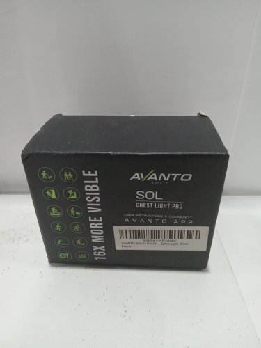 avanto safety solx1 chest light pro - Smart Running Lights With Safety Courses, Headlamp Flashlights for Night Walking - 500lm - 2 light modes - black image 6