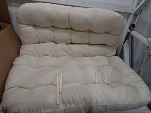 GARVEE OVERSIZED ROCKING CHAIR WITH THICK CUSHION - WHITE (MODEL: PPG_3488KOC2) image 4