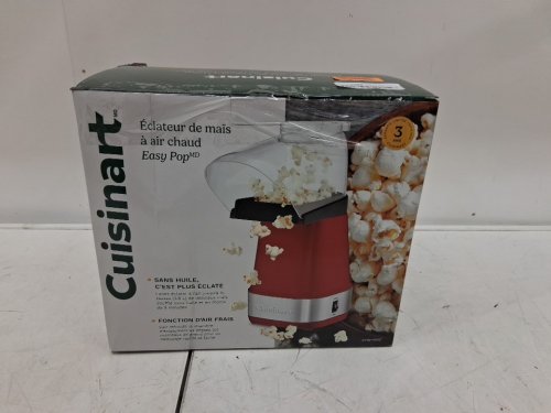 CUISINART EASYPOP HOT AIR POPCORN MAKER AND SCOOP - MAKES 15 CUPS - RED - (MODEL: CPM-150C) image 2