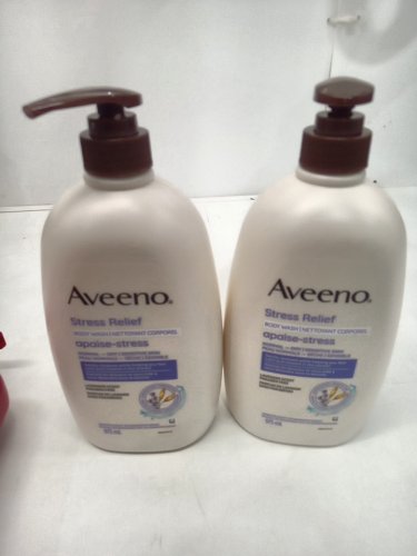 2 AVEENO STRESS RELIEF BODY WASH - lavender - 975ML each image 2