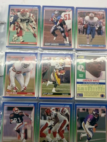 400+ APPROX ASSSTD 1990 SCORE NFL FOOTBALL CARDS image 4