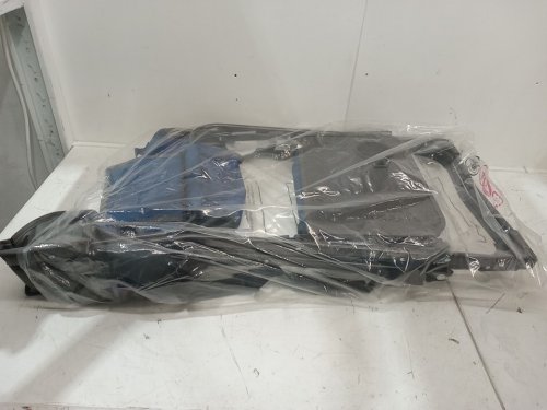 costway heavy-duty folding director camping chair - 45" x 39" - blue (model: np13552) image 4