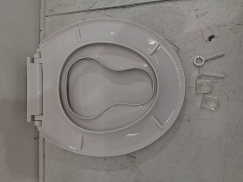 Garvee Rounded Toilet Seat with Toddler Seat - 16" - white (model: PHO_11GXGFGO) image 4