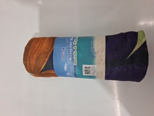details microfiber ocean themed bath towel - 30'' x 60'' - assorted colours image 2