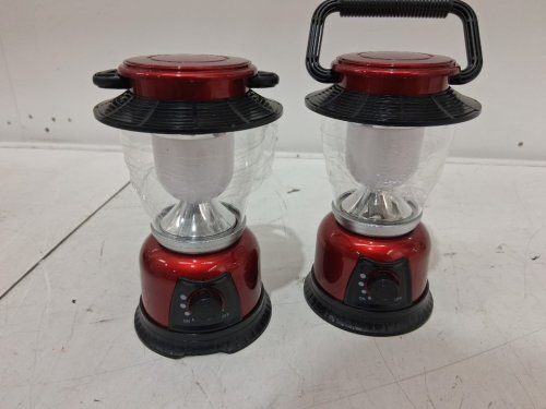 2PK Battery Powered Dimmable Camping Lantern Light - Red image 3