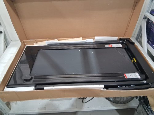 costway 2.25 HP 2-in-1 Folding Walking Pad Treadmill with Remote Control and LED Display - 49" x 27" - black (model: sp37914us-bk) image 4