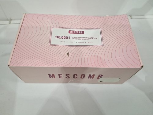 mescomb 5-in-1 Hair Styler/Dryer Brush WITH High-Speed Hot Air AND TRAVEL CASE - 1400W - LIGHT PINK (MODEL: hl-3030c) image 2