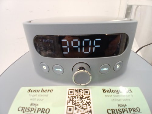 NINJA CRISPI PRO 6-IN-1 GLASS AIR FRYER - 2.5QT /6QT - BONE (MODEL: AS101CLG) image 4