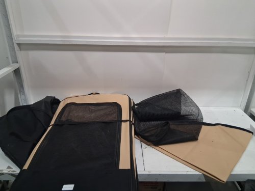 Armarkat Portable Pet Playpen in Black and Beige Combo - 49'' x 49'' x 26'' (PP003BGE-XL) image 4